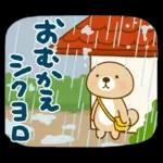 台風に注意してくだいさい