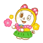 夏のうごくドラえもんスタンプ