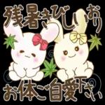 ぽっちゃりウサギ_5『晩夏～初秋』