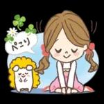 愛され奥様のかわいいスタンプ