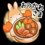 冬＆年末年始☆うさぎのスタンプ