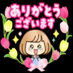  春にぴったりな優しいスタンプ✨