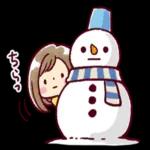  可愛くて使いやすい女の子の癒しのスタンプです♪