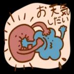 KYOMU◎毎日使える淡色スタンプ