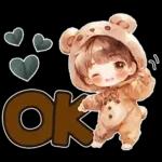 もこもこ着ぐるみがんばるたけちゃん。