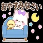 【春】子ねこモニカのかわいいスタンプ_-