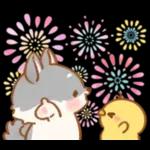 【納涼】しばワンコの夏を楽しむスタンプ
