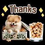 癒しポメラニアンの春のあいさつ