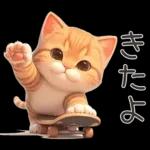 ぽっちゃりちび橘猫