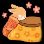 冬＆年末年始☆うさぎのスタンプ