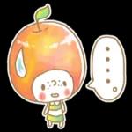 りんごの子スタンプ