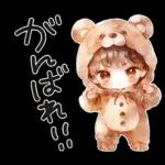 もこもこ着ぐるみがんばるたけちゃん。