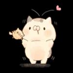 かわいいぶたさんのポップアップスタンプです♪