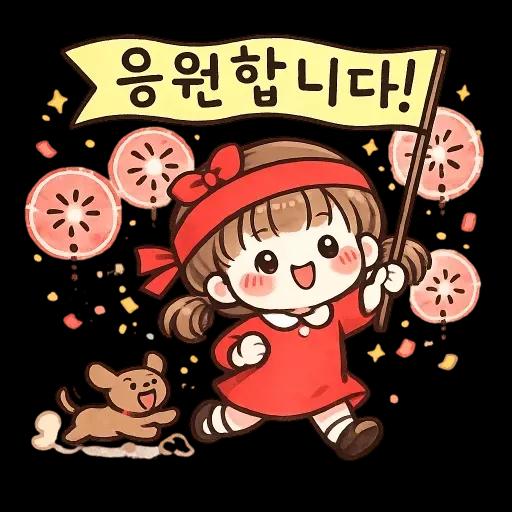 오늘도 우리 같이 힘내보자구요