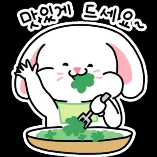 행복한 토끼 몽글이의 하루