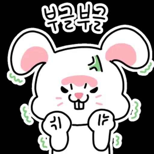 행복한 토끼 몽글이의 하루