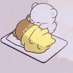 🫣잠들었어?	(살짝 뽀뽀한다)