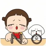 안 돼!	우리 강아지가 그러래요