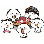 😝	밥먹고 힘내요!