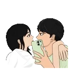 유진톡	사진 보냈어, 빨리 봐!