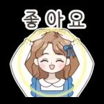 러블리 파란리본 소녀  러블리 파란리본 소녀