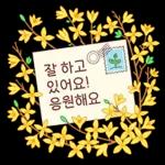 따뜻한 마음 봄꽃 엽서