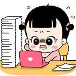 한숨 돌려~	거의 다 했어💪