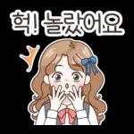 러블리 파란리본 소녀  러블리 파란리본 소녀
