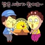 나애미와 희망가득 새해 톡