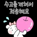 알차게 쓸모있는 수고티콘