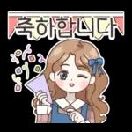 러블리 파란리본 소녀  러블리 파란리본 소녀