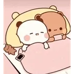 🫣잠들었어?	(살짝 뽀뽀한다)