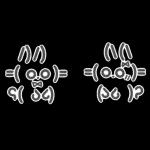 토끼 - 특수문자 손글씨