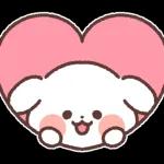 아기 강아지 '뭉이' 하트 하트