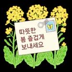 따뜻한 마음 봄꽃 엽서