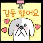 내 강아지의 귀여운 쪽지