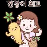 꽃송이의 활짝 핀 하루