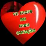 vc mora no meu coração
