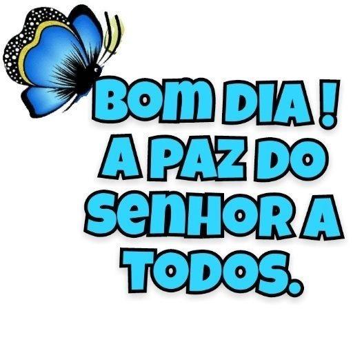 paz do Senhor!