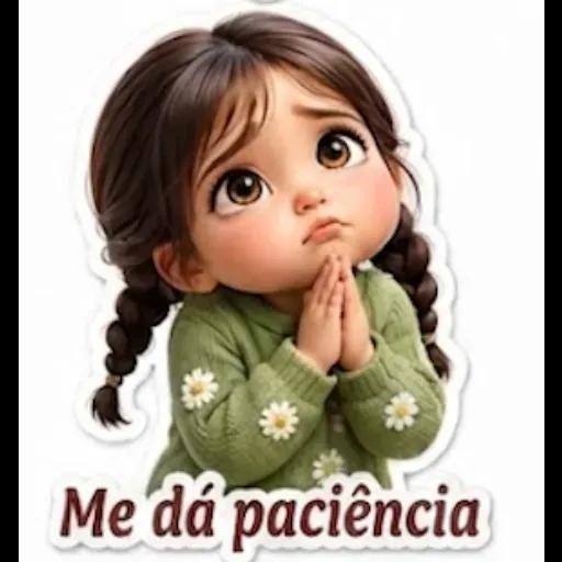 Adesivos de menina