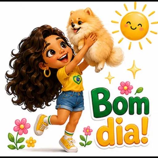 Adesivos de menina