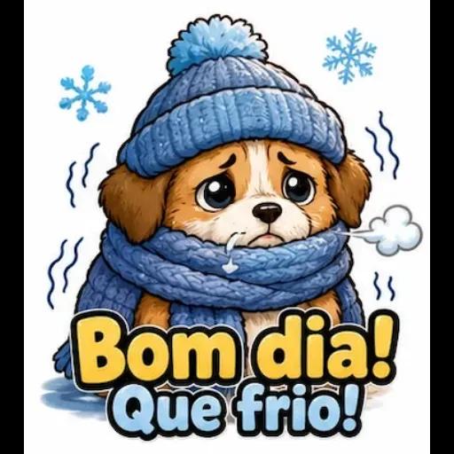 Adesivos de animais de inverno