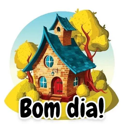 Adesivos de bom dia
