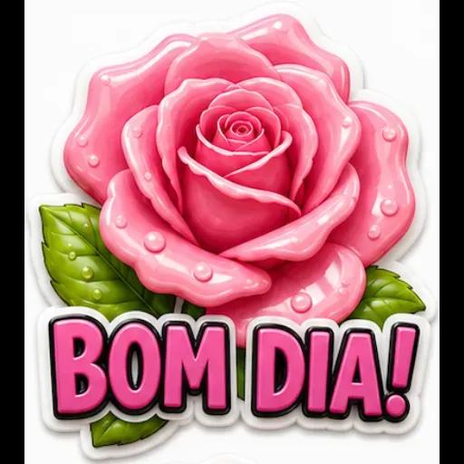 Adesivos de bom dia