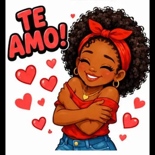 Adesivos de menina