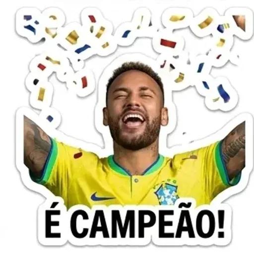 Adesivos do Neymar