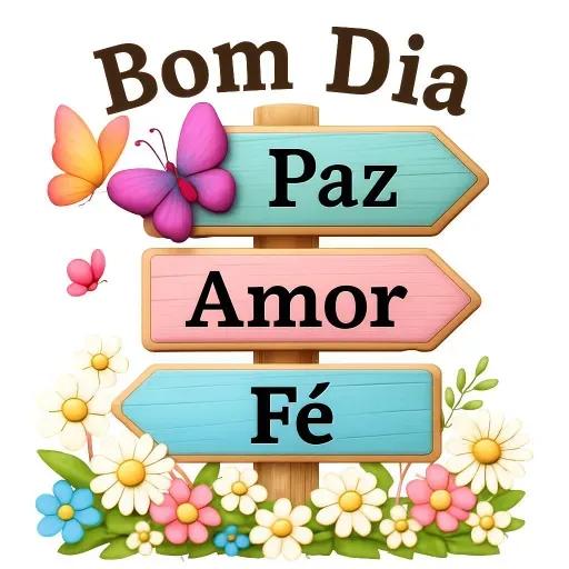 Adesivos de bom dia