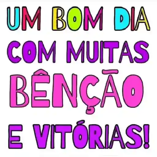 UM BOM DIA COM MUITAS BÊNÇÃO E VITÓRIAS!