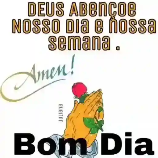 UM BOM DIA COM MUITAS BÊNÇÃO E VITÓRIAS!