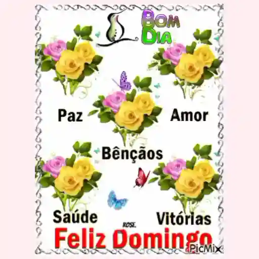 Paz Amor Bênçãos Saúde Vitórias Feliz Domingo